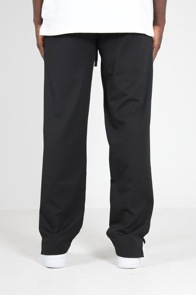 Straight Split Pants Black