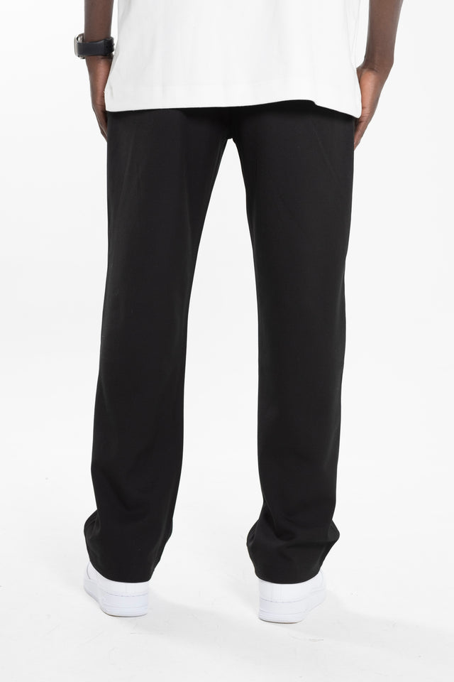 Straight Leg Pants - Black