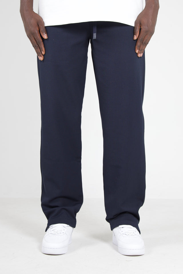 Straight Split Pants Blue