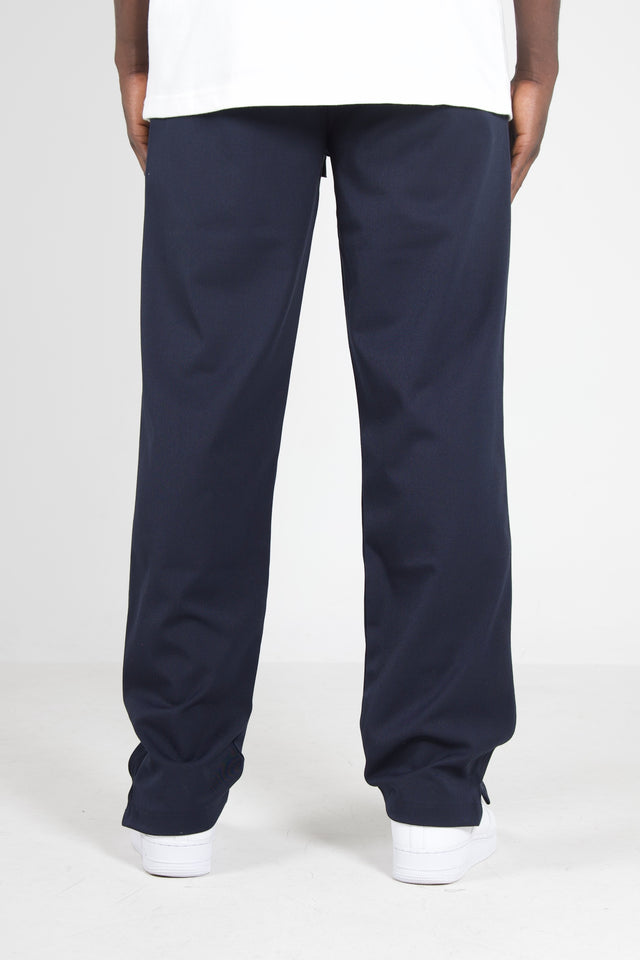 Straight Split Pants Blue