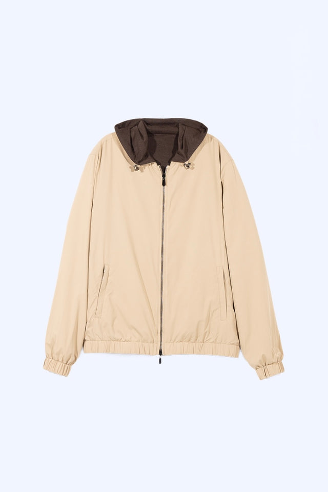 Reversible Jacket Beige Brown