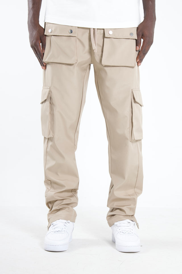 Front Pocket Cargo - Beige