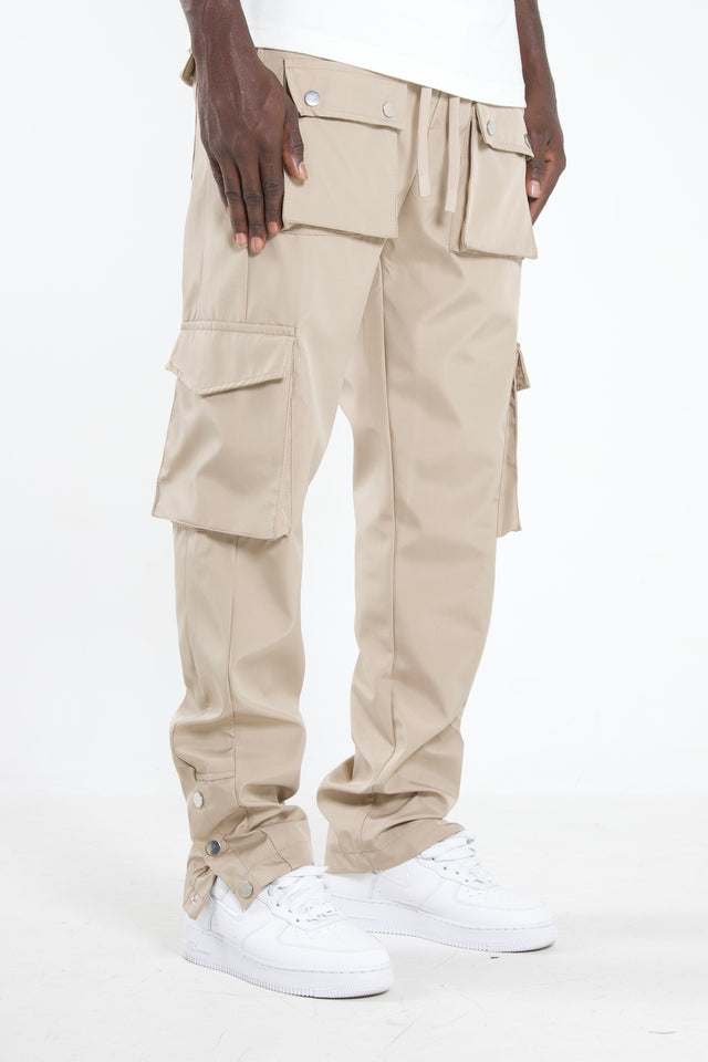 Front Pocket Cargo - Beige